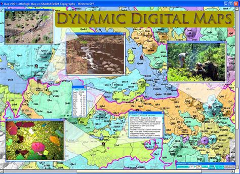 types of digital maps.